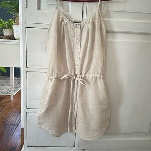 Lands End linen dress xxs.